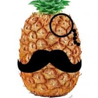 «Moustache» sticker set