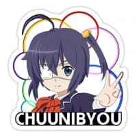 «Chuunibyou» sticker set