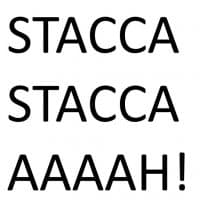 «STACCA STACCA» sticker set