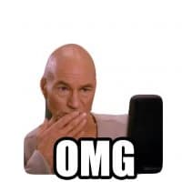 «Picard» sticker set