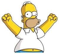 «Homero» sticker set