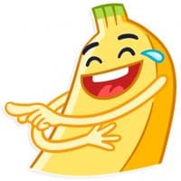«Banana» sticker set