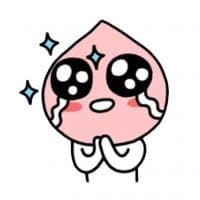 «apeach» sticker set