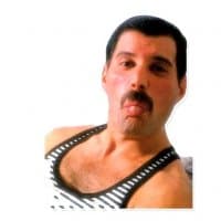 «Freddie Mercury by A» sticker set