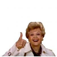 «Jessica Fletcher» sticker set