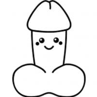 «Penis» sticker set