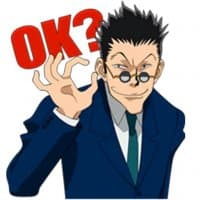 «Hunter X Hunter L Stickers» sticker set