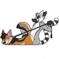 «Gay Furry» sticker set