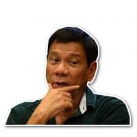 «Duterte» sticker set