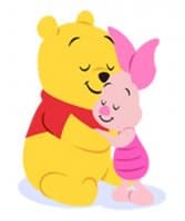 «winniethepooh» sticker set