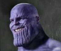 «Big Dick Thanos» sticker set