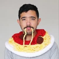 «Spaghetti» sticker set