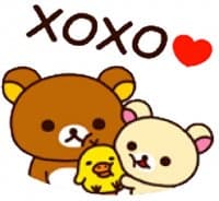 «Rilakkuma» sticker set