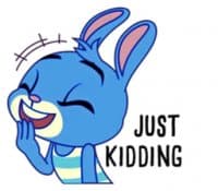 «BlueBugsBunny2108» sticker set