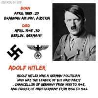 «Adolf hitler 卐 National SEP» sticker set