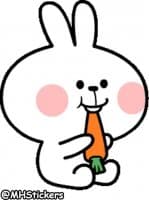 «@MHStickers Spoiled Rabbit Animation» sticker set