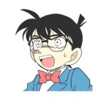 «detective conan» sticker set