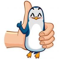 «LonelyPenguin» sticker set
