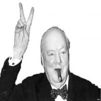 «churchill» sticker set