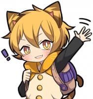 «Tiger Kitten (2)» sticker set