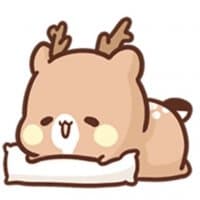 «Sweet House Fawn» sticker set