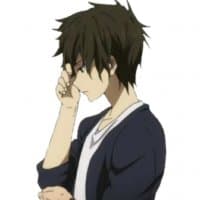 «houtarou oreki» sticker set