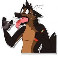 «NaughtyAperio» sticker set