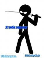 «Stickman» sticker set