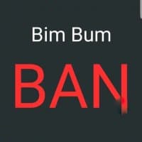 «Ban» sticker set