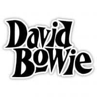 «David Bowie» sticker set
