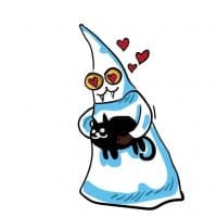 «ghost» sticker set