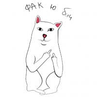 «Cat» sticker set