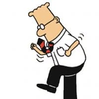 «Dilbert» sticker set