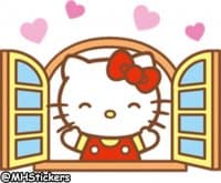 «@MHStickers Hello Kitty 2 Happy Days» sticker set