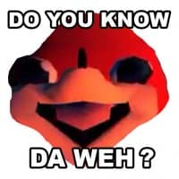 «UGANDA KNUCKLES» sticker set