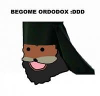 «begome ordodox» sticker set