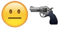 «guns» sticker set