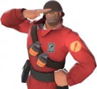 «tf2soldier» sticker set