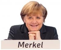 «Merkel» sticker set