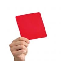 «Redcard» sticker set