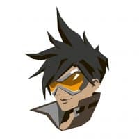 «Overwatch Tracer Spray» sticker set