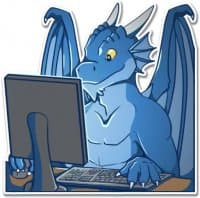 «Dragons and Reptiles» sticker set