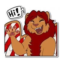 «SimbaLion» sticker set
