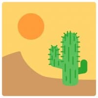 «Cactus» sticker set