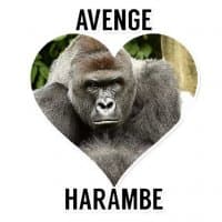 «Harambe Meme Martyr» sticker set