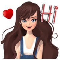 «@paty_Crazy Ruby Sexy girl 2» sticker set