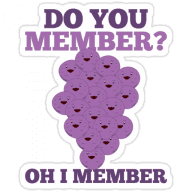 «Member Berries» sticker set