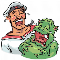«Bolshevik and Reptilians» sticker set