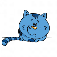 «Snow Cat» sticker set