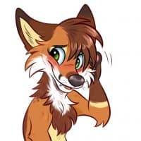 «Mocha Fox» sticker set